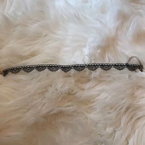 Black lace choker